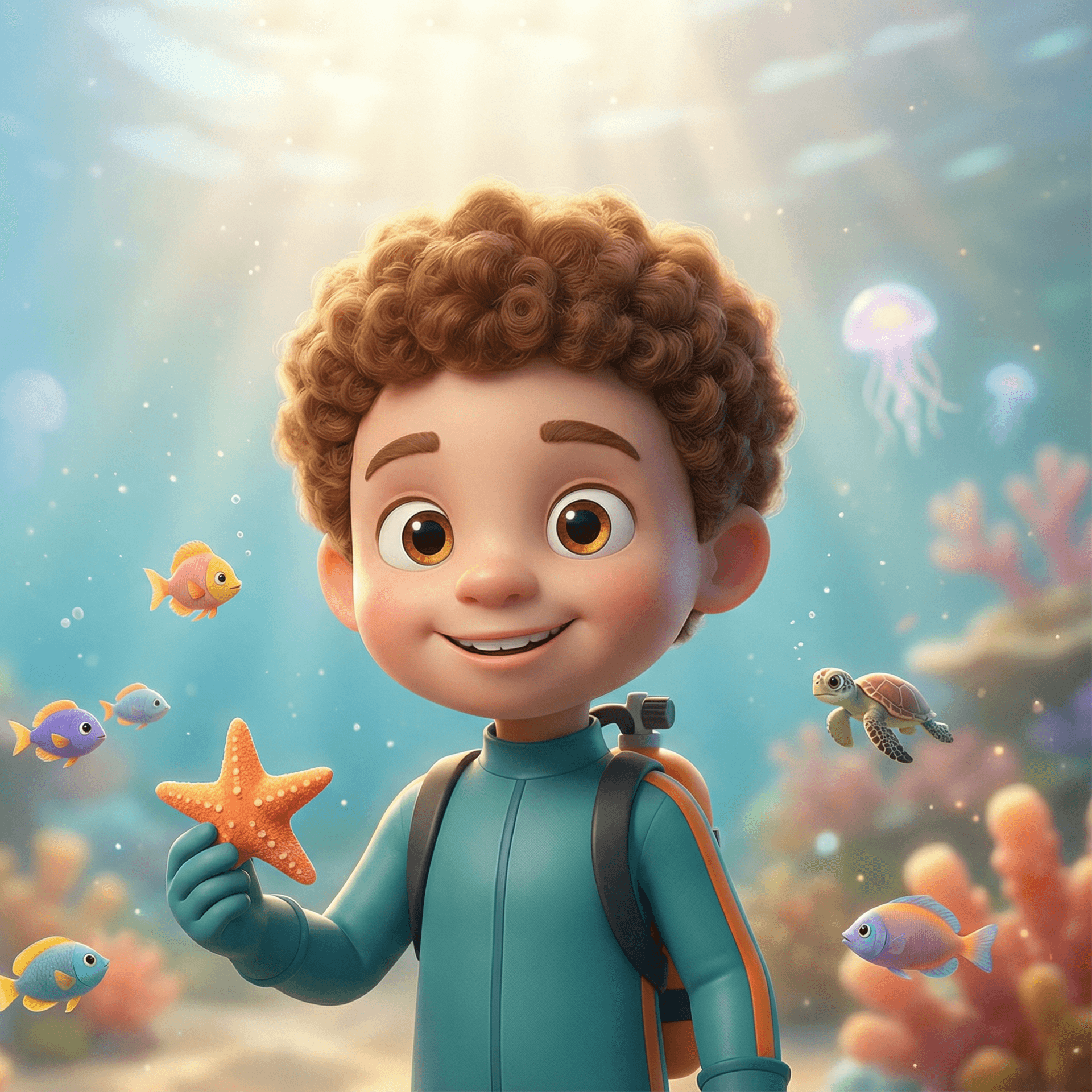 Азиз в море